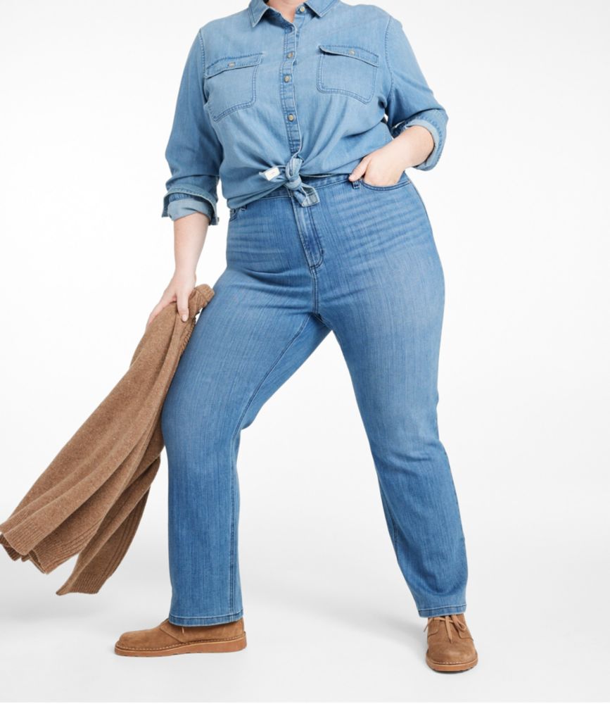 Women's BeanFlex® Jeans, Mid-Rise Straight-Leg