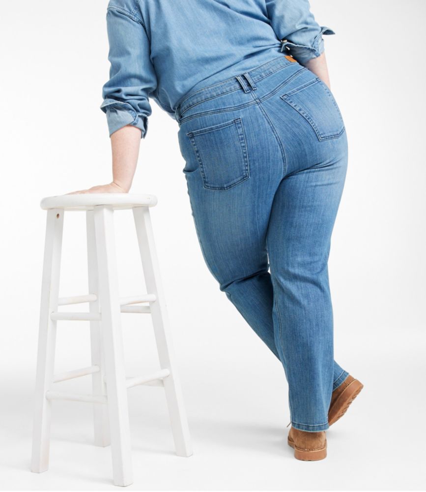 Women's BeanFlex® Jeans, Mid-Rise Straight-Leg