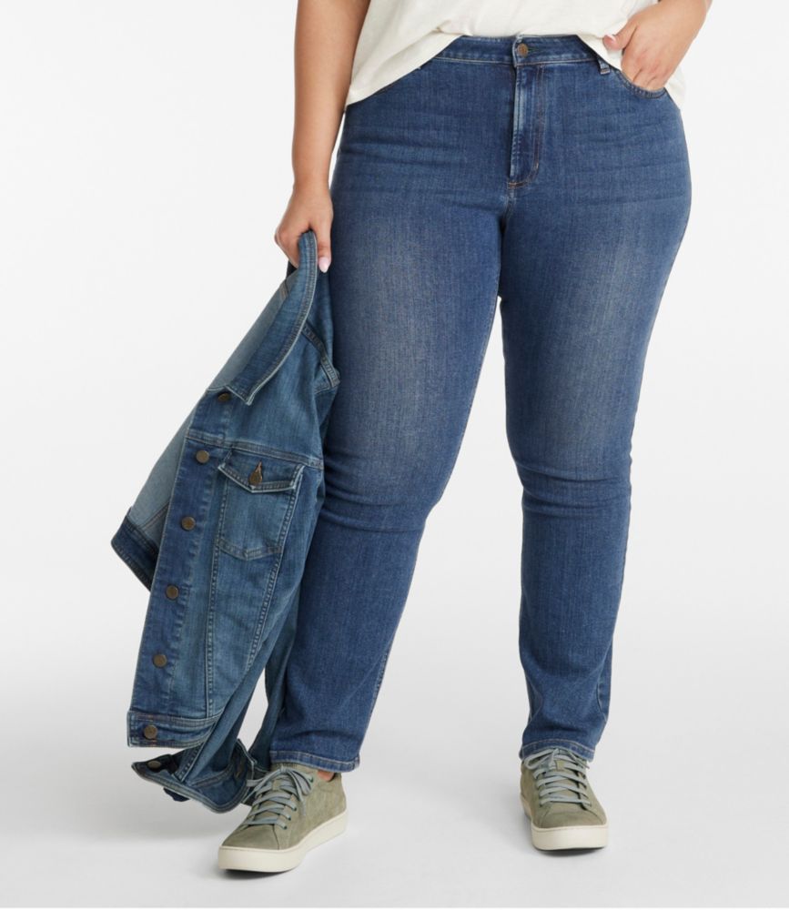 Women's BeanFlex® Jeans, Mid-Rise Straight-Leg