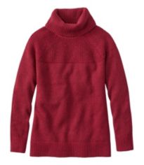 Ll bean signature 2024 cotton funnel neck sweater