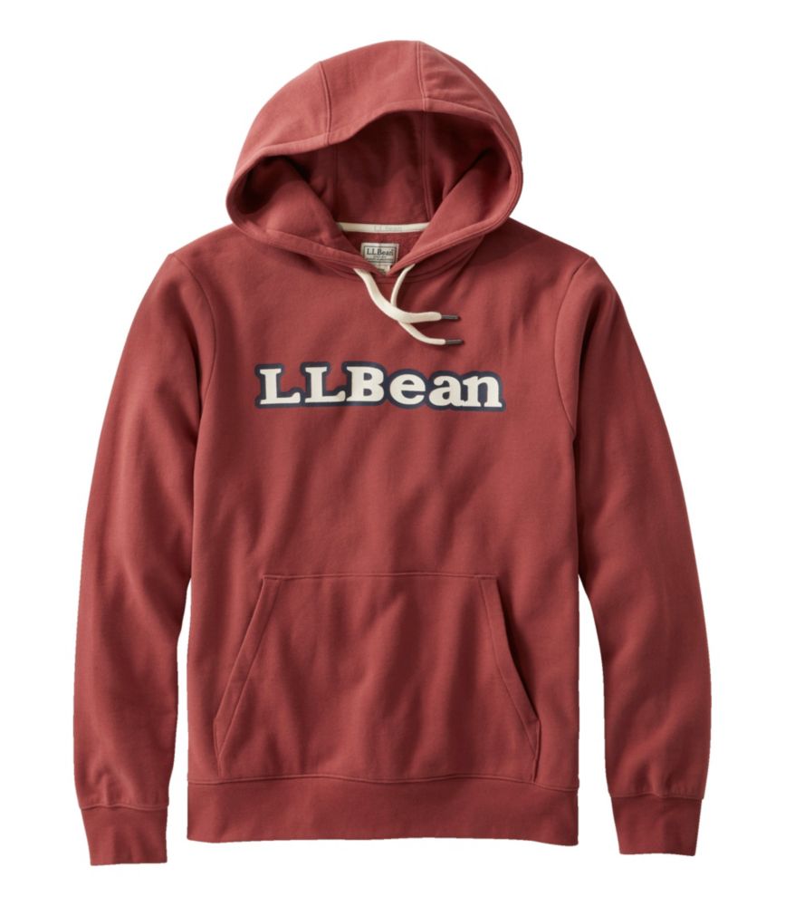 Men's L.L.Bean 1912 Sweatshirt, Hooded, Logo, Antique Red Retro, small image number 1