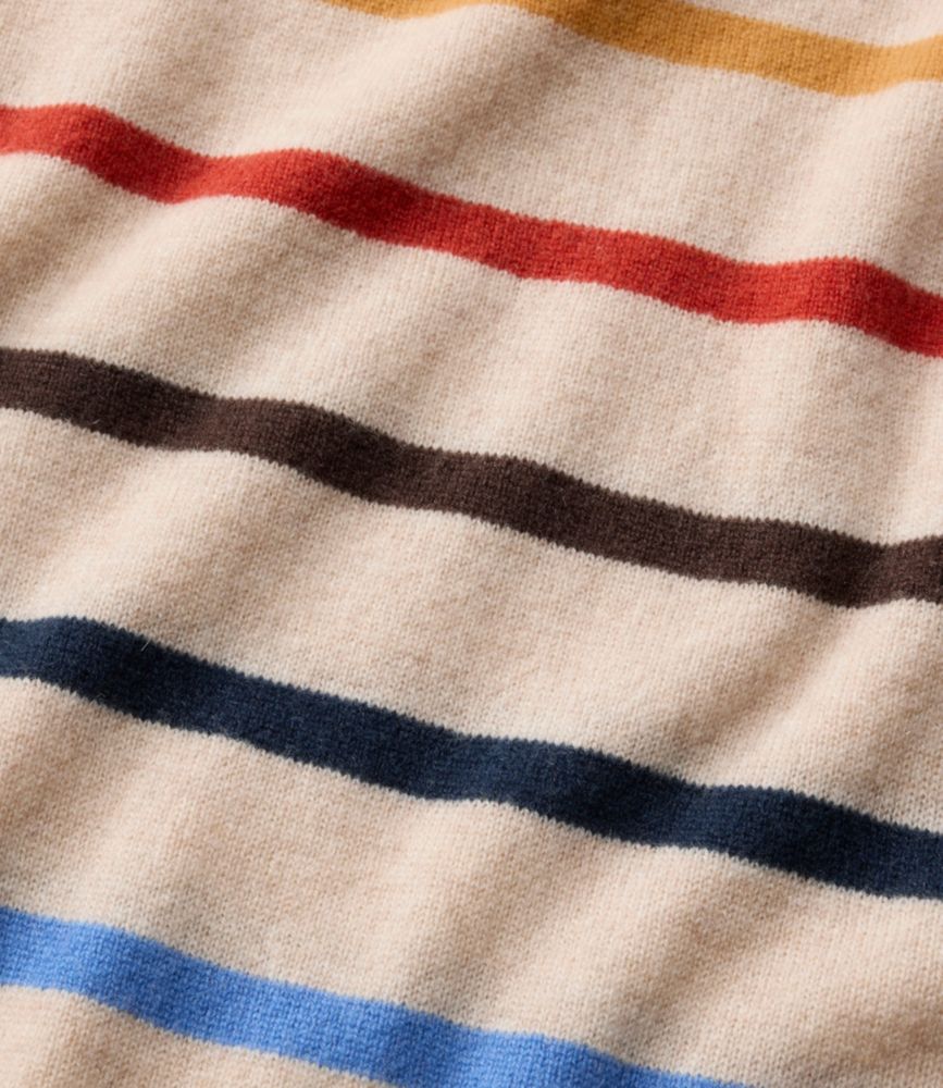Women's Classic Cashmere Sweater, Crewneck Stripe