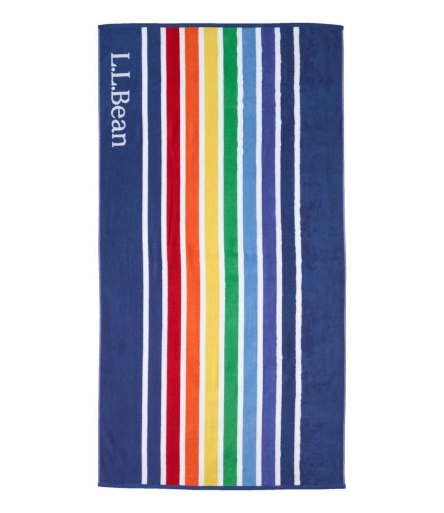 Seaside Beach Towel, Rainbow Stripe Bath & Beach Towels at L.L.Bean
