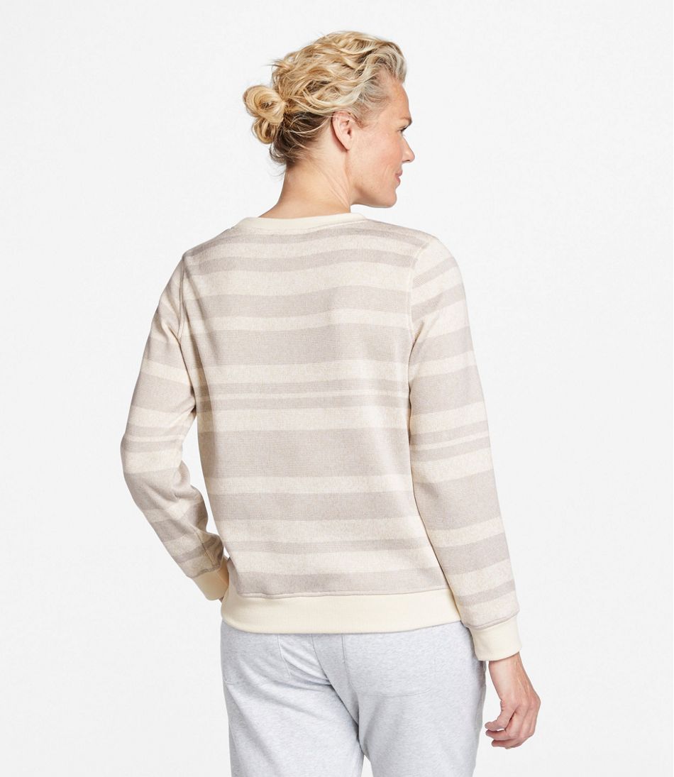 Women's Lightweight Sweater Fleece Top, Stripe | Sleepwear at L.L.Bean