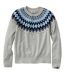  Sale Color Option: Light Heather Gray Fair Isle, $44.99.