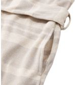 Women's Lightweight Sweater Fleece Wrap Robe, Stripe