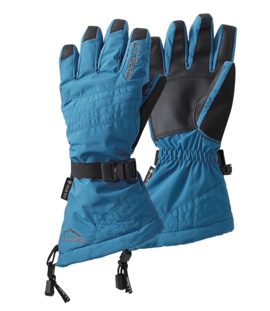 Women's L.L.Bean GORE-TEX PrimaLoft Ski Gloves, Marine Blue, small image number 1