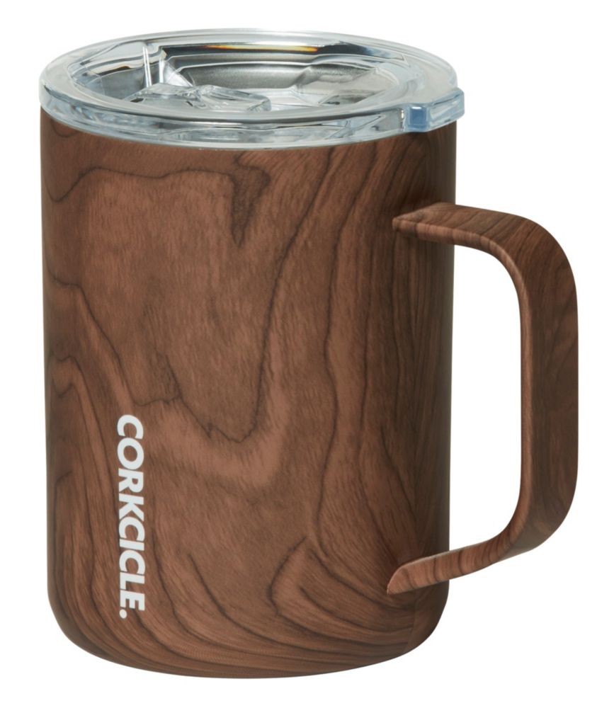 Corkcicle 17 oz Commuter Cup Walnut Wood