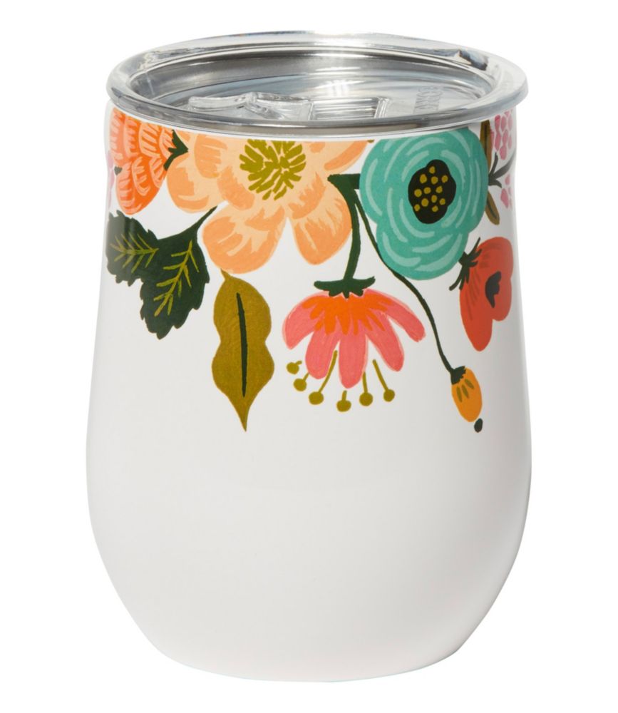 Corkcicle Stemless - Rifle Paper Co. - Cream Lively Floral - 12oz.