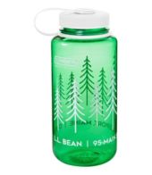 Nalgene Sustain Wide Mouth Water Bottle with L.L.Bean Logo, 32 oz. Blue, Copolyester