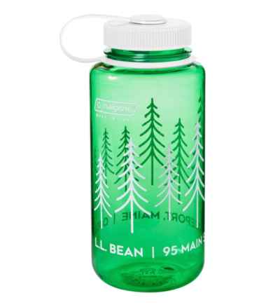 Nalgene Sustain Wide Mouth Water Bottle with L.L.Bean Print, 32 oz.