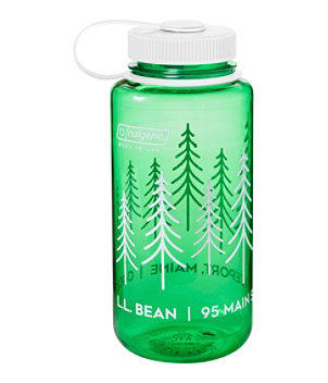 Nalgene Sustain Wide Mouth Water Bottle with L.L.Bean Print, 32 oz.