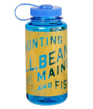 Nalgene Sustain Wide Mouth Water Bottle with L.L.Bean Print, 32 oz.