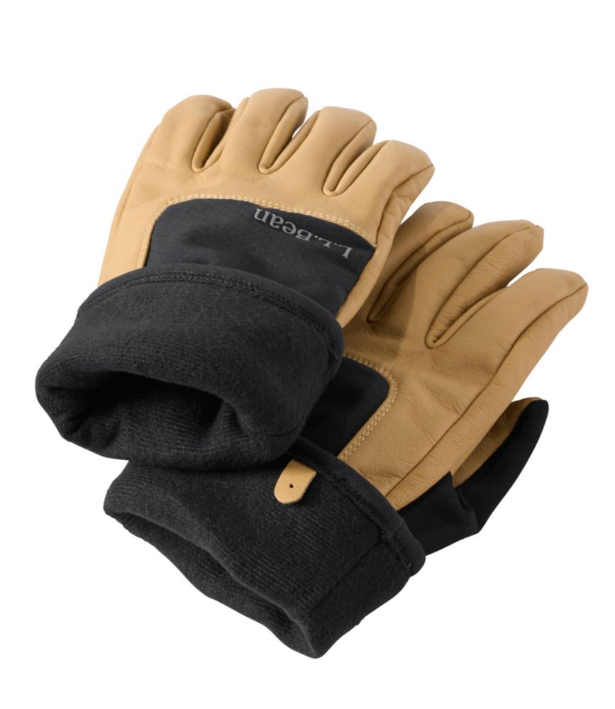 Adults' L.L.Bean Insulated Utility Gloves, Tan, small image number 3
