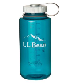 L.L.Bean Pop-Top Insulated Bottle, 14 oz. Tropical Aqua, Stainlesss Steel