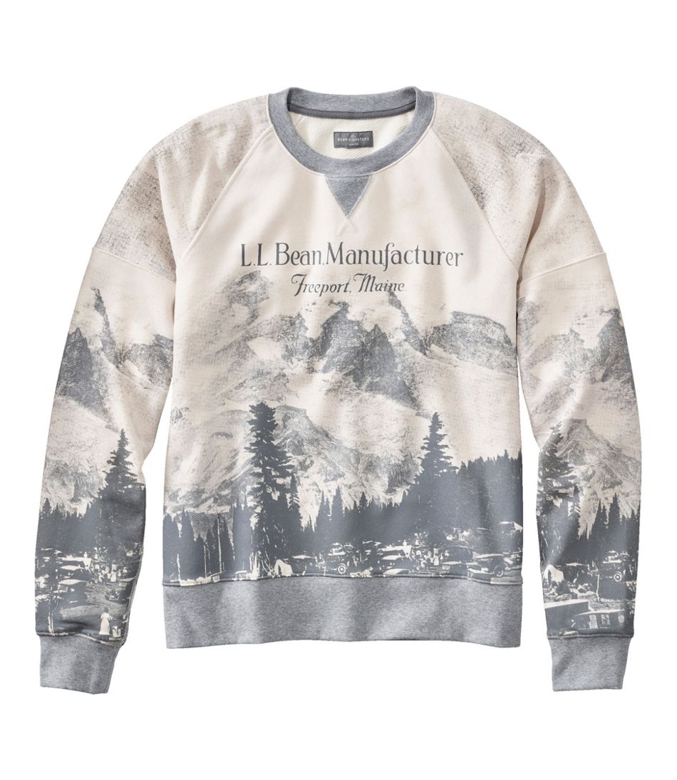 Men's Signature Heritage Sweatshirt, Crewneck, Print | Sweatshirts ...