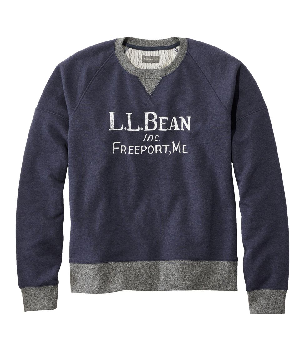 Ll bean shop logo sweatshirt