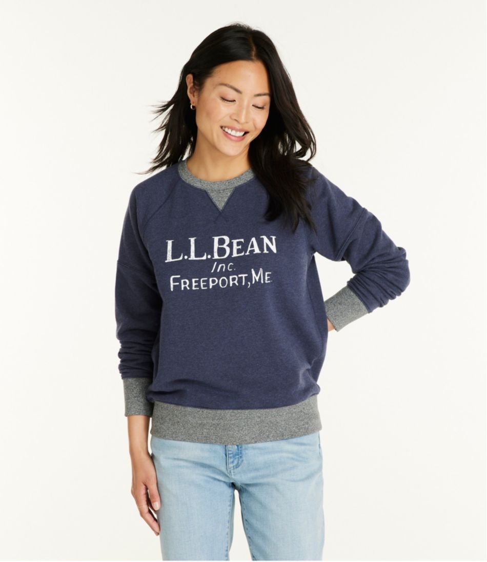 Women's Signature Heritage Sweatshirt, Graphic Desert Rose Small, Cotton | L.L.Bean