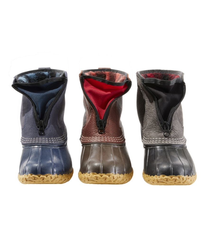 Women's Bean Boots, 7" Fleece-Lined Insulated Front-Zip