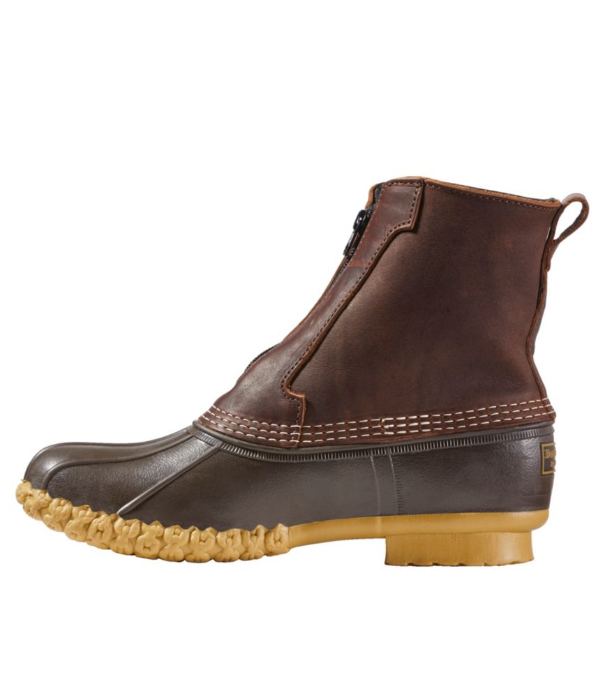 Men's Bean Boots, 8" Fleece-Lined Insulated Front Zip