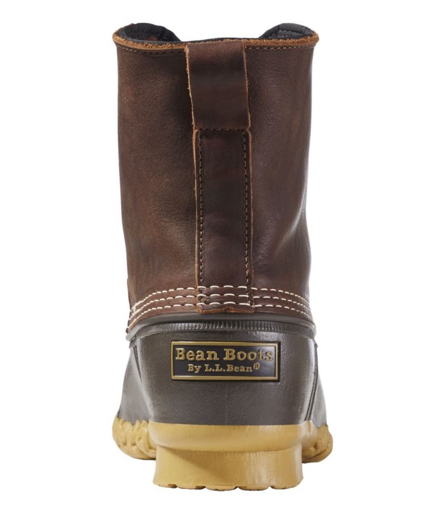 Men's Bean Boots, 8" Fleece-Lined Insulated Front Zip