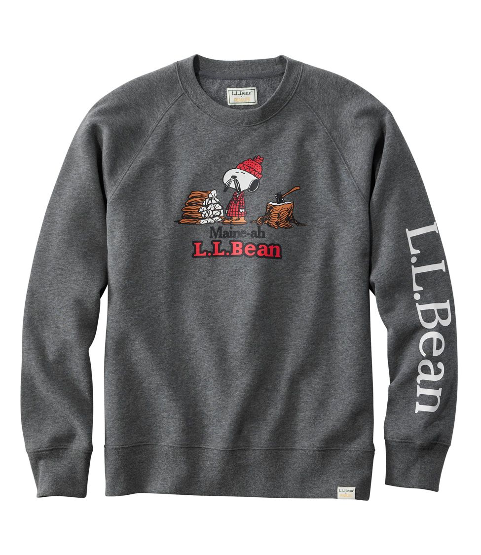 Men's L.L.Bean x Peanuts Sweater Fleece Slippers at L.L. Bean