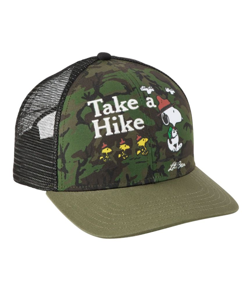 Adults' L.L.Bean x Peanuts Trucker Hat Baseball Caps & Visors at L.L.Bean