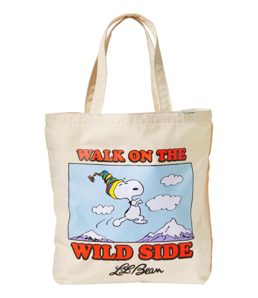 L.l.bean X Peanuts Wicked Shoppah Tote | Tote Bags At L.l.bean