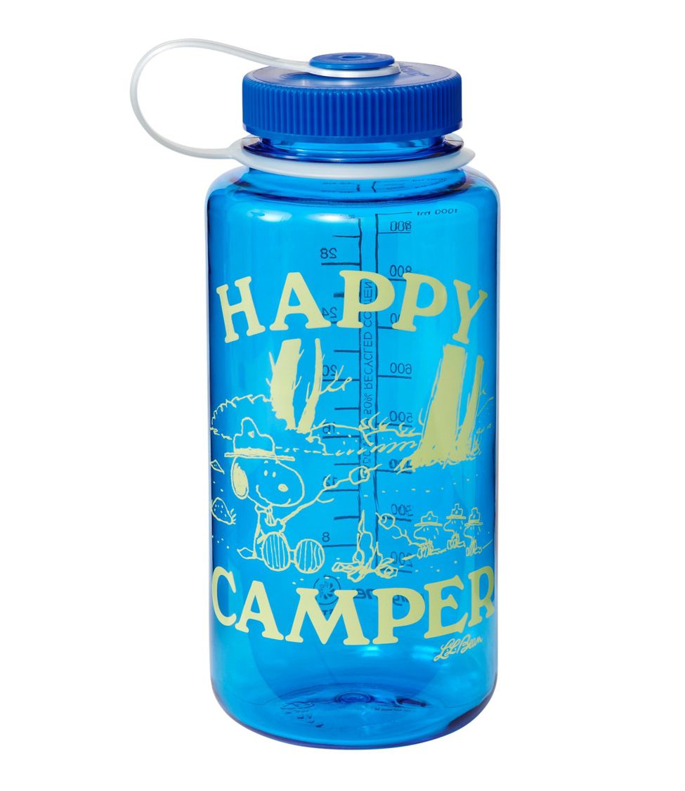 Nalgene Sustain Wide Mouth Water Bottle with L.L.Bean Logo, 32 oz. Blue, Copolyester