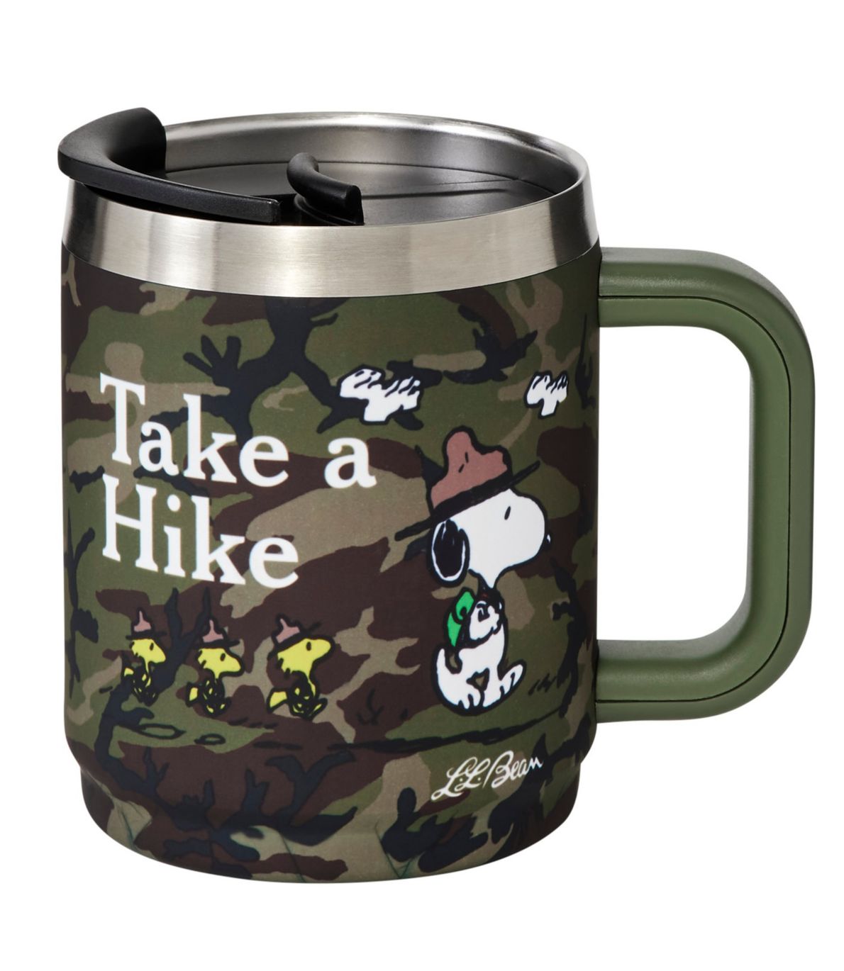 L.LBean x Peanuts Double Wall Camp Mug, 14 oz.