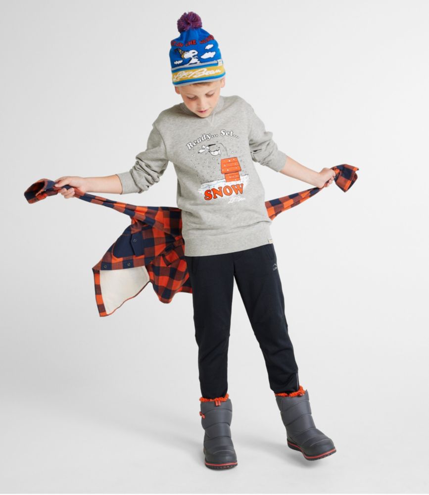 Little Kids' L.L.Bean X Peanuts Crew Sweatshirt, , small image number 3