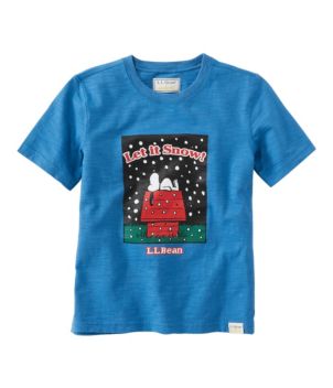 Kids' L.L.Bean x Peanuts Short-Sleeve Tee