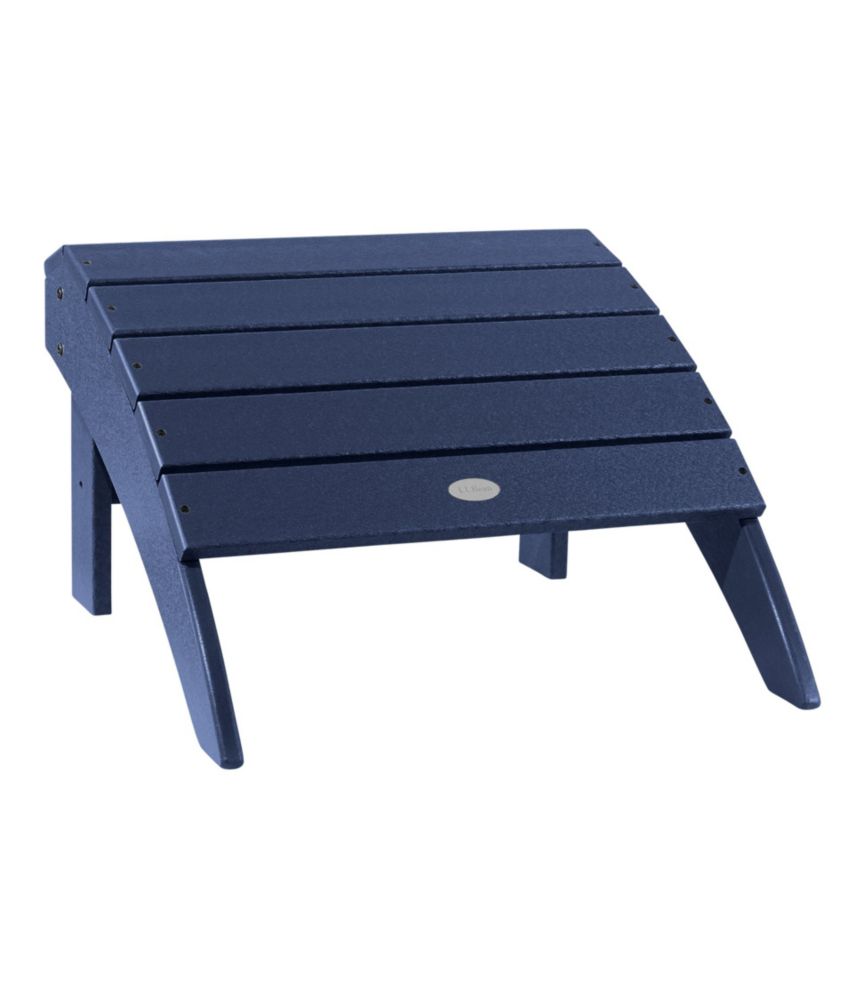 All-Weather Adirondack Footstool, Classic Navy, small image number 1