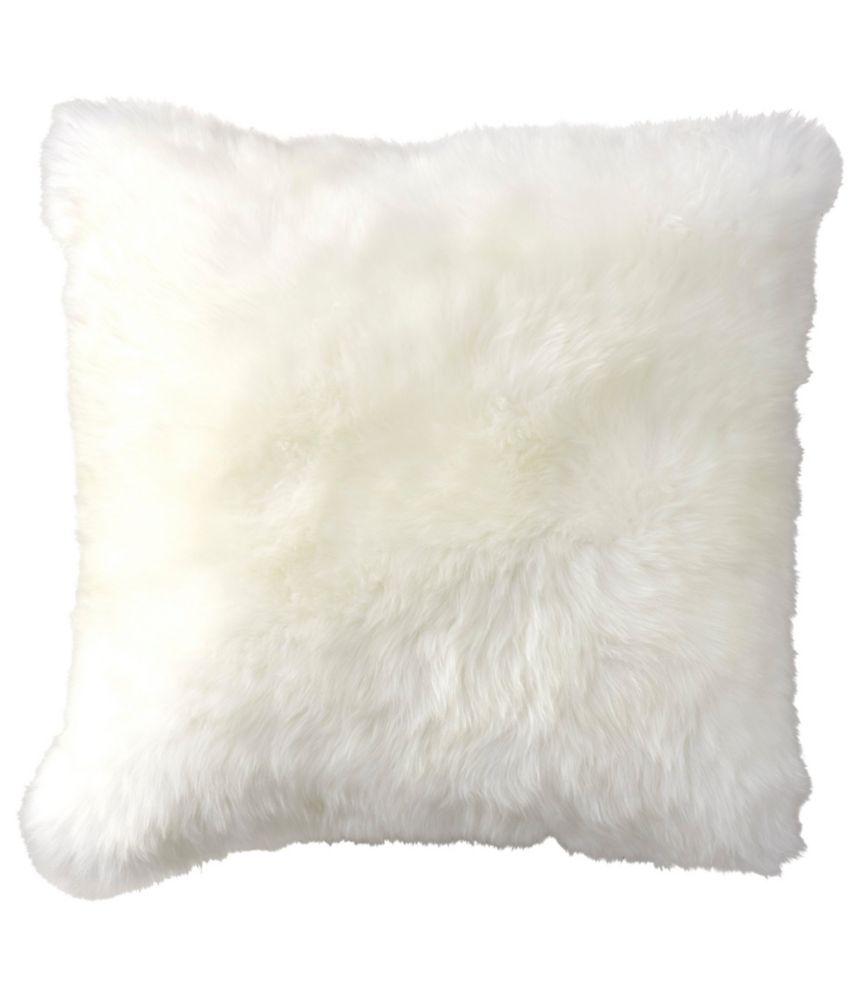 Sheepskin Throw Pillow, 20" x