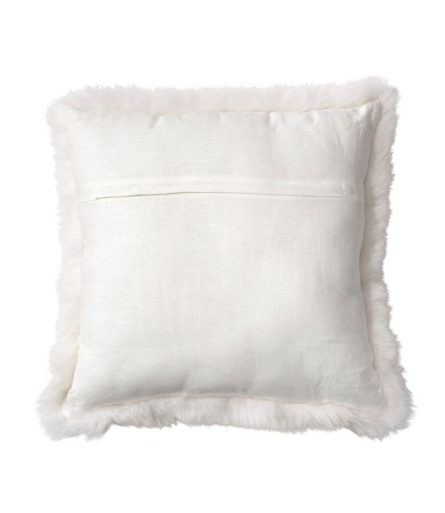 Sheepskin Throw Pillow, 20" x 20"