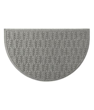 Waterhog Aqua Shield Argyle Doormat Color: Charcoal, Mat Size: Semi-Circle 24 x 39