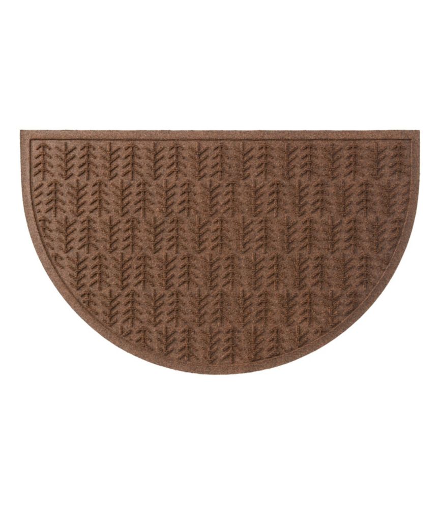 Everyspace Recycled Waterhog Doormat, Half Round, Trees