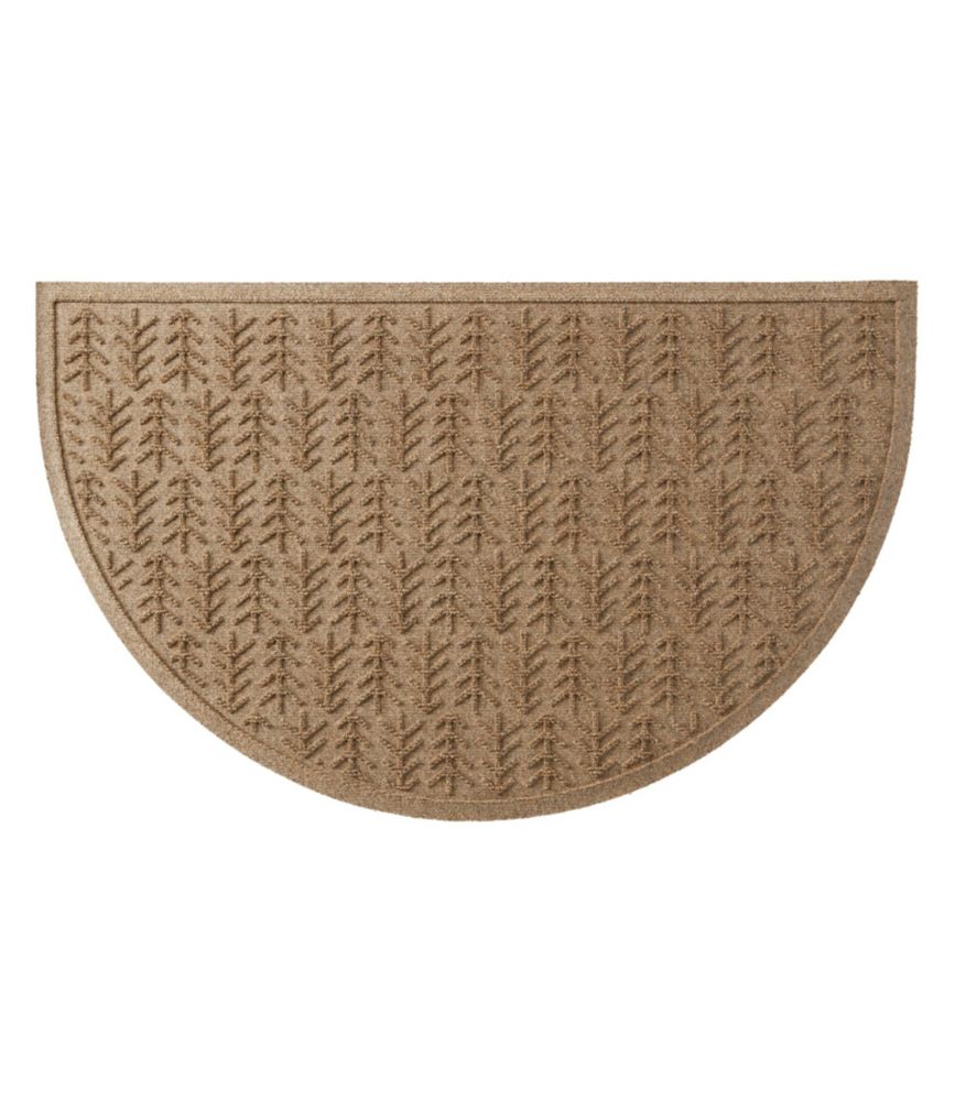 Everyspace Recycled Waterhog Doormat, Half Round, Trees