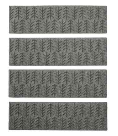 Everyspace Recycled Waterhog Mat, Stair Treads, Set of Four, Trees