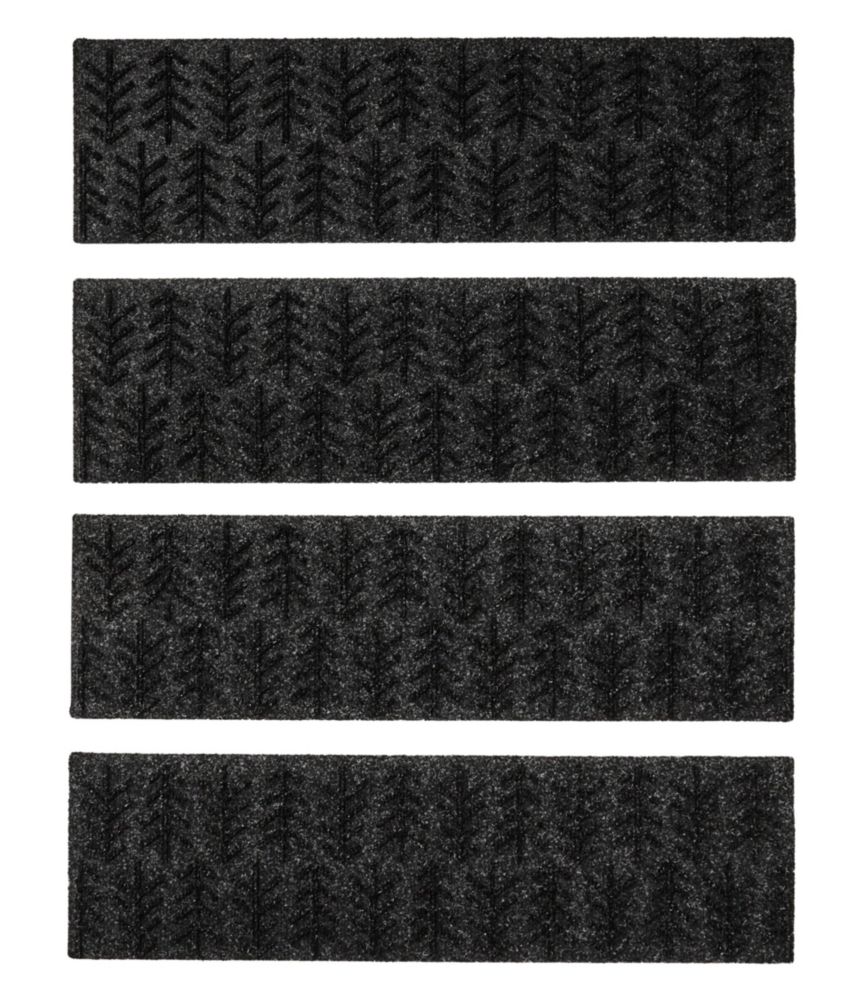Everyspace Recycled Waterhog Mat, Stair Treads, Set of Four, Trees