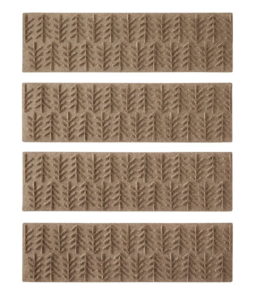Everyspace Recycled Waterhog Mat, Stair Treads, Set of Four, Trees