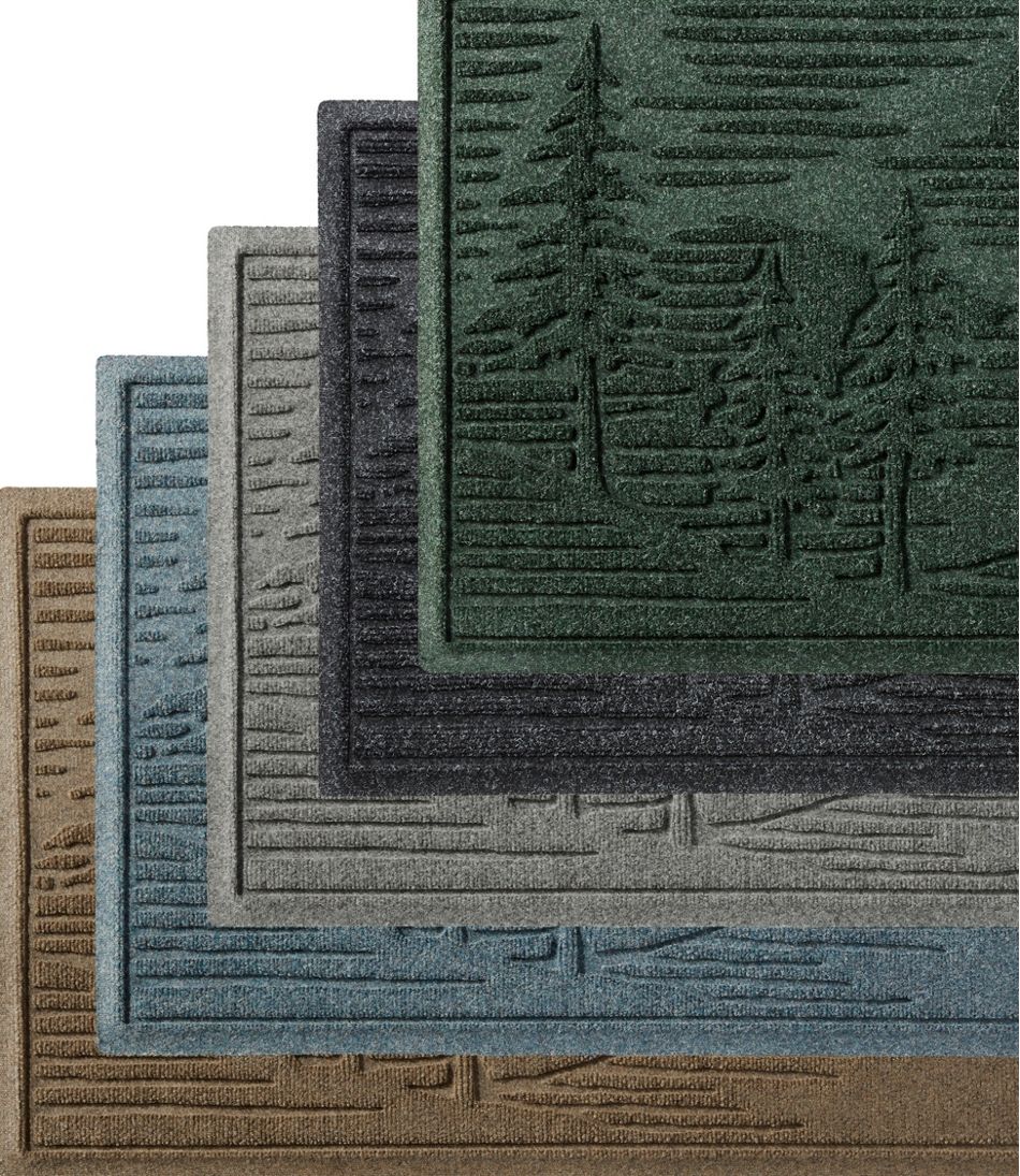 Everyspace Recycled Waterhog Doormat, Pine Trees