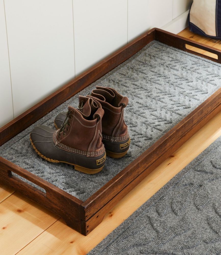 Everyspace Recycled Waterhog Boot Mat, Trees, Charcoal, small image number 6