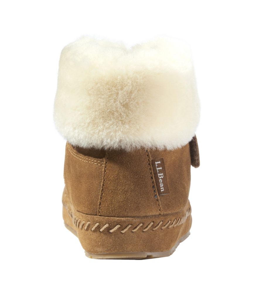 Women's Wicked Good Slippers, Squam Lake Booties, Brown, small image number 3