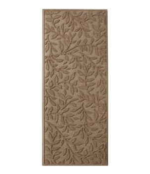 Heavyweight Recycled Waterhog Mat Runner, Woodland Leaf