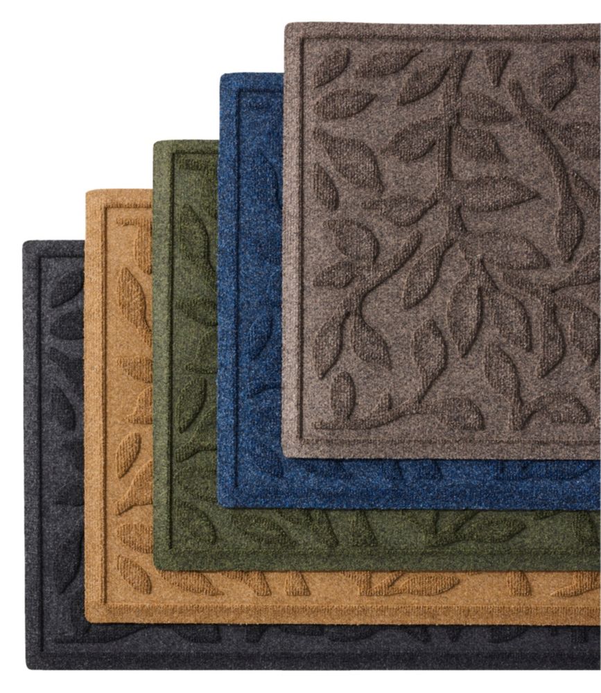 Heavyweight Recycled Waterhog Mat Runner, Woodland Leaf