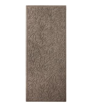 Heavyweight Recycled Waterhog Mat Runner, Woodland Leaf