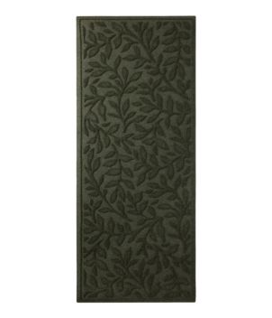 Heavyweight Recycled Waterhog Mat Runner, Woodland Leaf