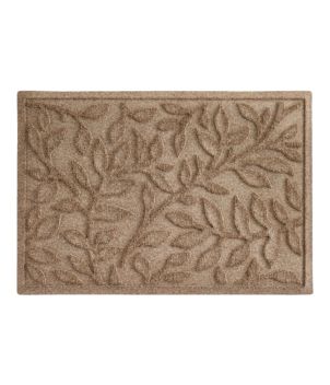 Heavyweight Recycled Waterhog Doormat, Woodland Leaf