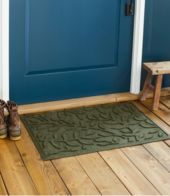 Heavyweight Recycled Waterhog Doormat, Locked Circles